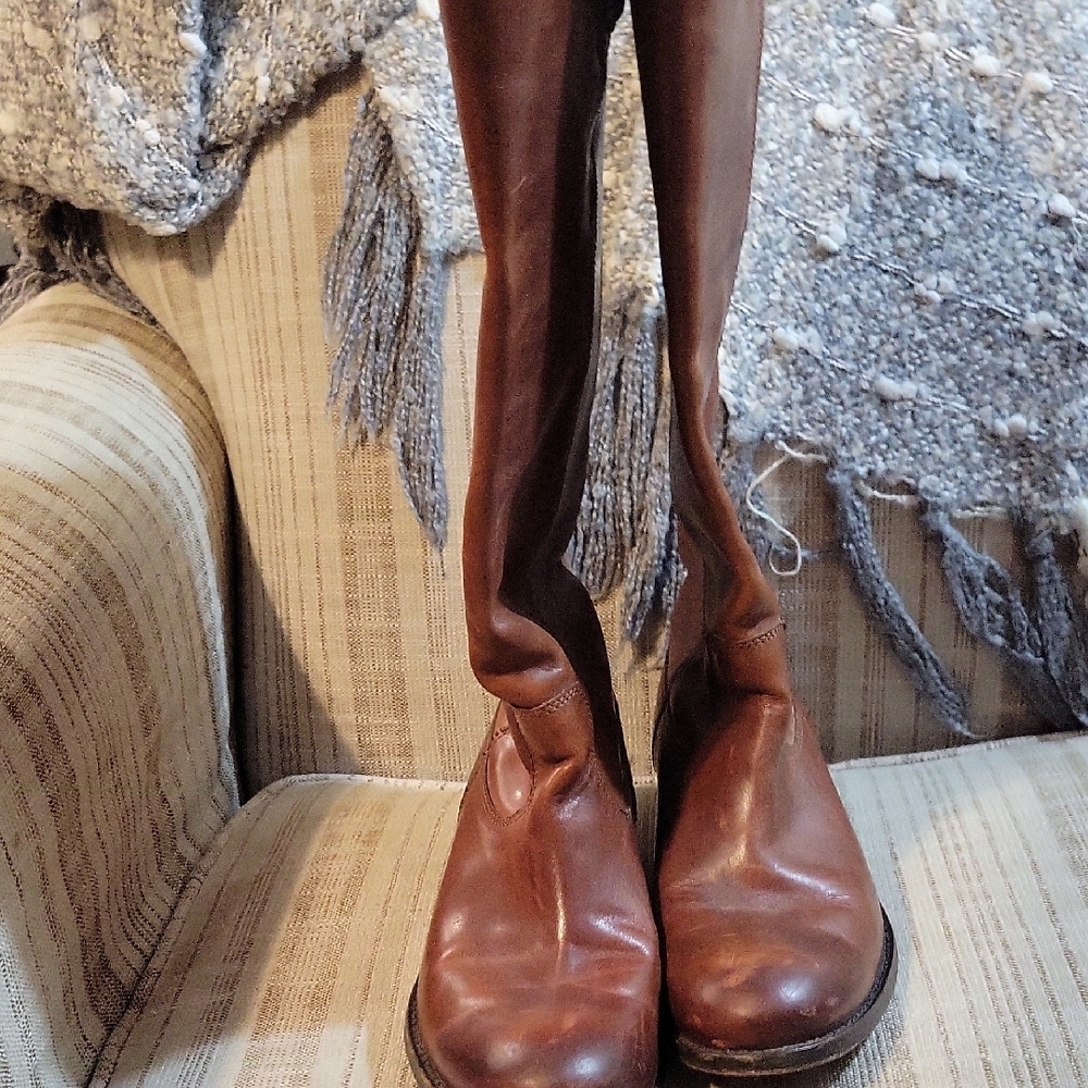 Brown Leather Women's Boots